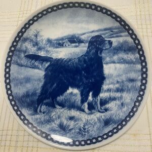 Gordon Setter collector plate